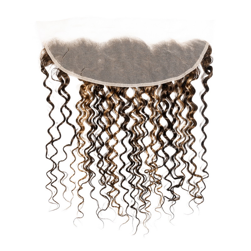 Stema Highlight #4/27 Water Wave 13x4 Transparent Lace Frontal Virgin Hair